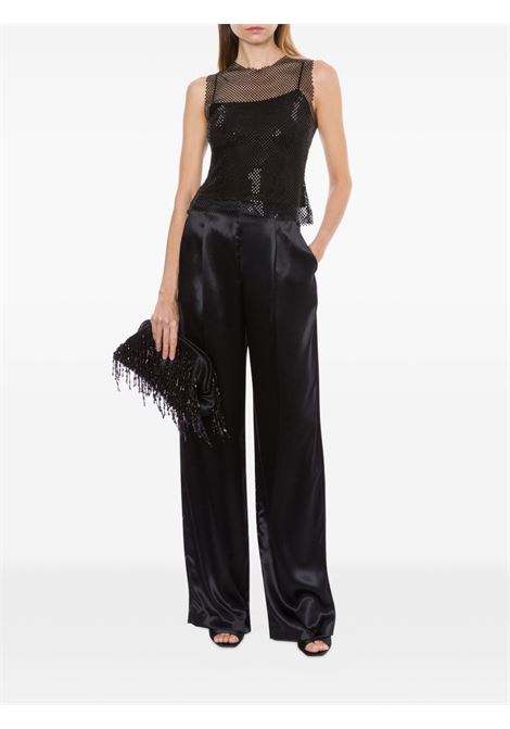 Canotta a rete in nero Alberta Ferretti - donna ALBERTA FERRETTI | 081366461555